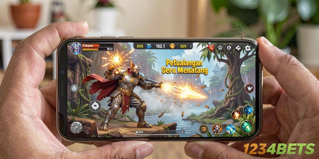 Gameplay seru dalam dunia petualangan 1234BETS.