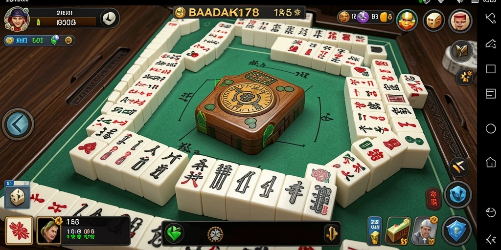 Tangkapan layar BADAK178 menampilkan gameplay Mahjong yang menarik.