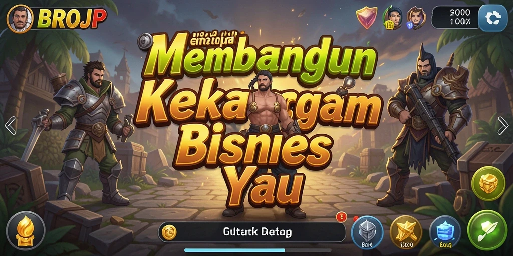 Tampilan menyerupai pengusaha sukses dalam BROJP.