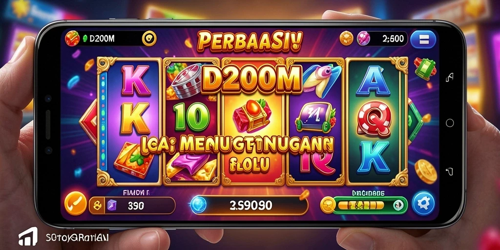 Tampilan gameplay Slot yang seru dan menarik dari D200M.
