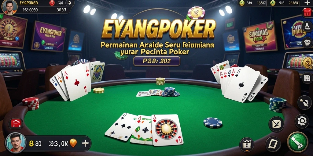 Tampilan gameplay seru EYANGPOKER yang menantang dan interaktif.