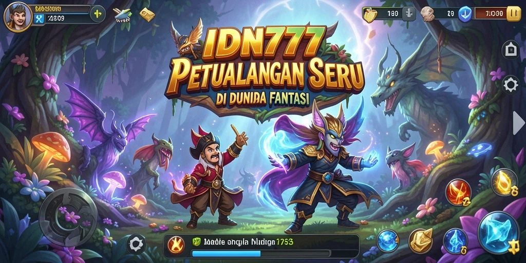 Gameplay menantang dengan grafis menawan di IDN777.