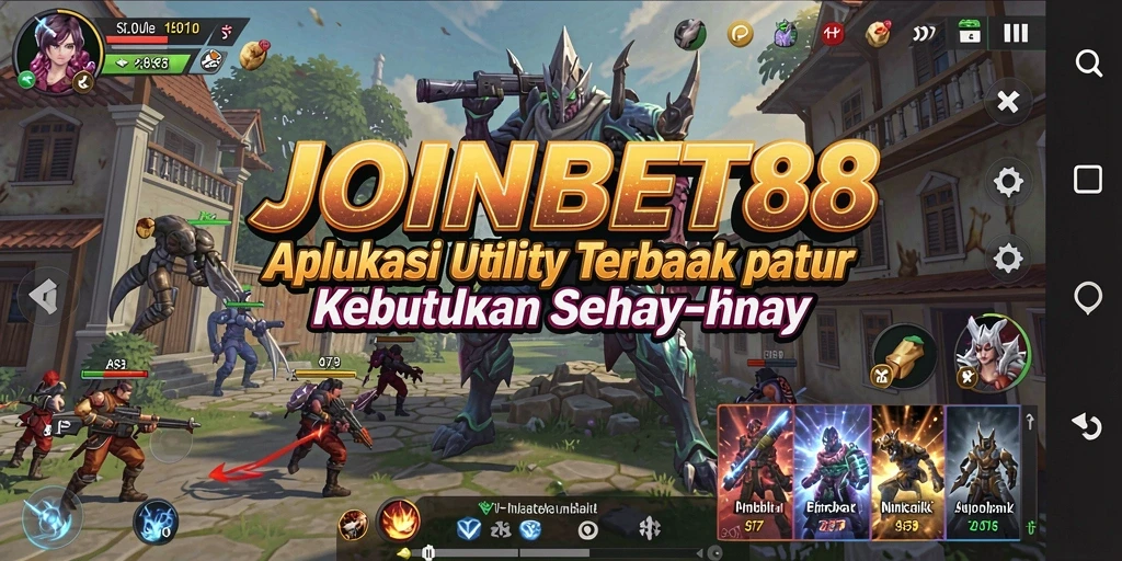 Tampilan antarmuka JOINBET88 yang intuitif dan praktis.