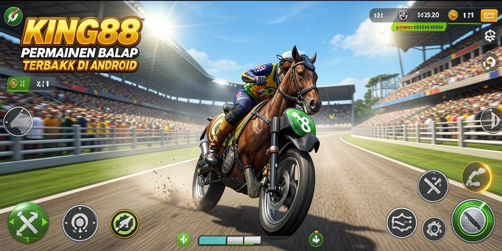 Gameplay seru di KING88 dengan balapan menegangkan.