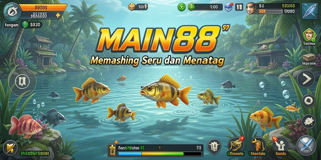 Menampilkan gameplay seru dari MAIN88 dengan beragam ikan yang bisa ditangkap.