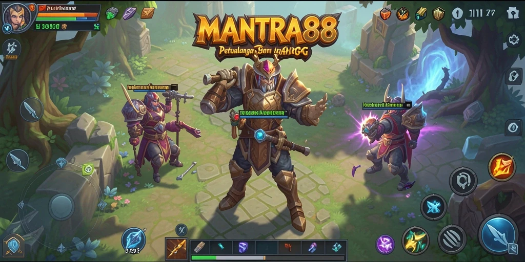 Tampilan menarik dari gameplay ARPG MANTRA88.