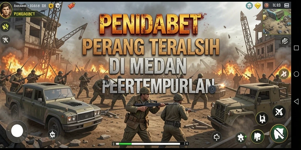 Gameplay menegangkan di medan pertempuran PENIDABET.