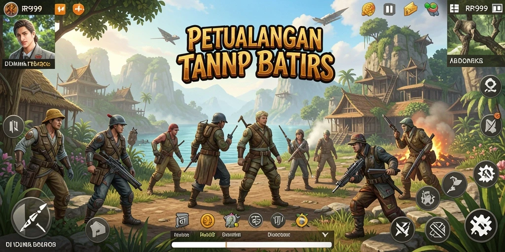 Tampilan gameplay menakjubkan dari dunia terbuka RR999.