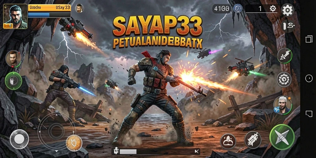 Tampilan gameplay SAYAP33 yang mendebarkan dan penuh aksi.