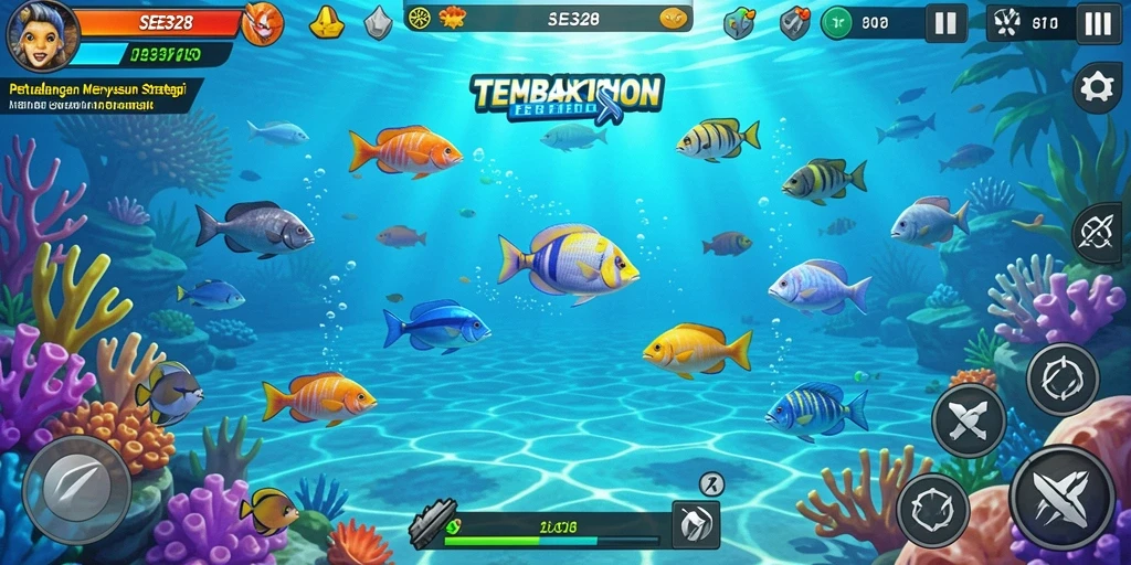 Gameplay seru SE328 dalam mengejar ikan terbesar di lautan.