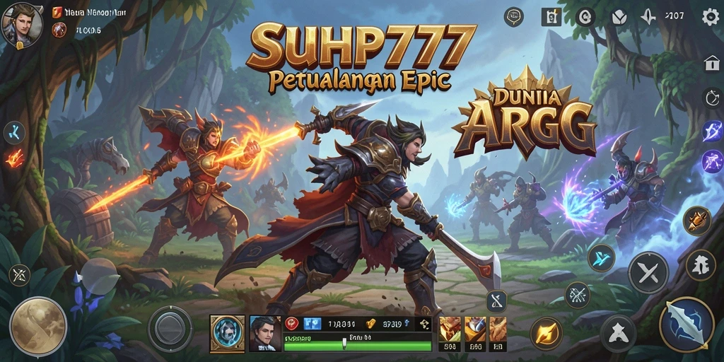 Screenshot menampilkan aksi seru dalam petualangan ARPG.