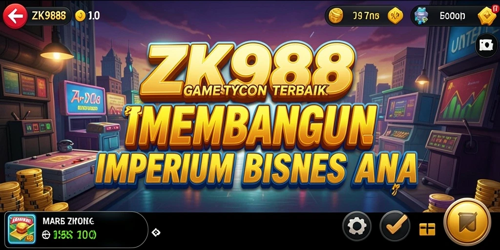 Tangkapan layar gameplay ZK988, menampilkan strategi Tycoon.